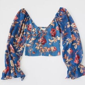 Urban Outfitters romantic floral top.